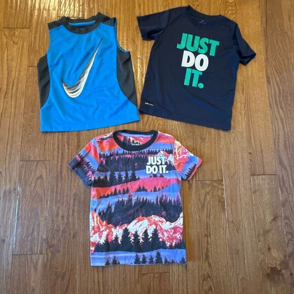 Boys Nike size 6/7 tshirt muscle tank bundle - Picture 2 of 9